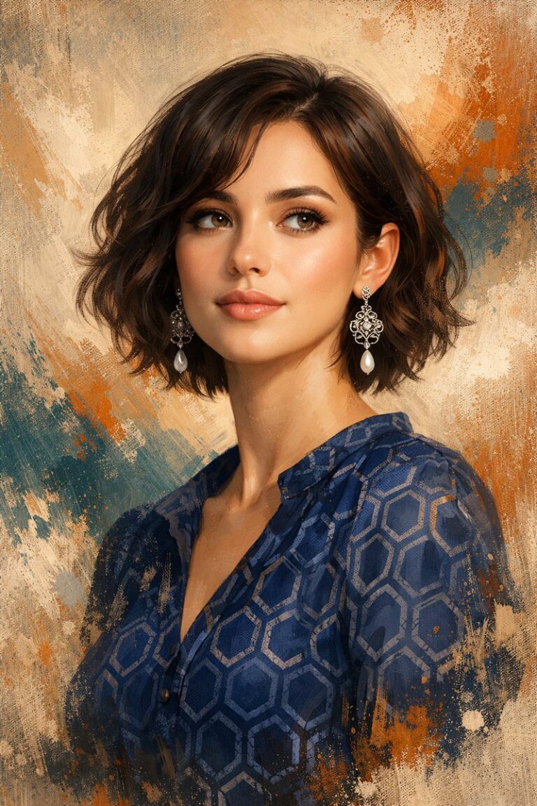 Modern Impasto Portrait